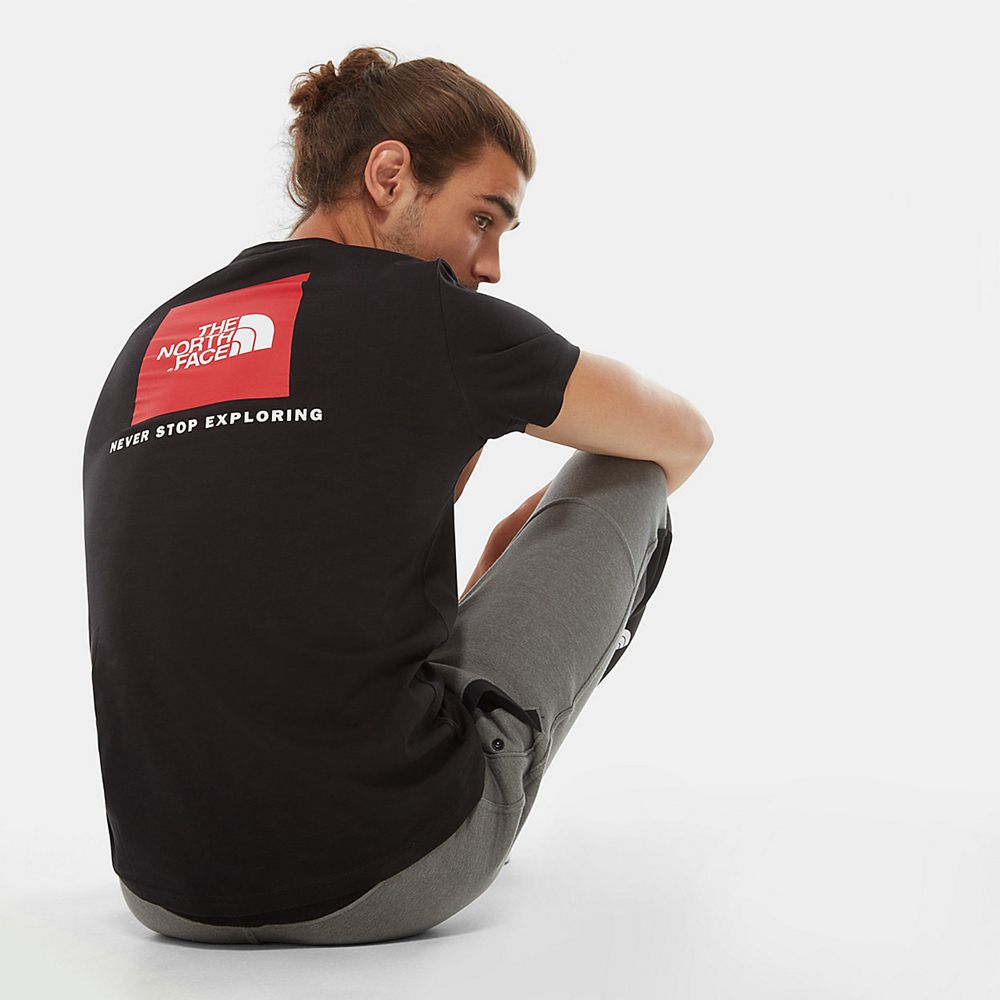 The North Face T-Shirts Mens Australia - The North Face Redbox Black (DWH-865932)